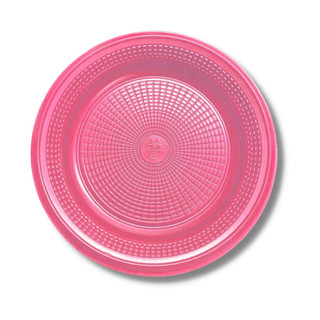 PRATO DESCARTAVEL (15 CM.) ROSA