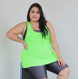 Regata Feminina Plus Size Para Academia
