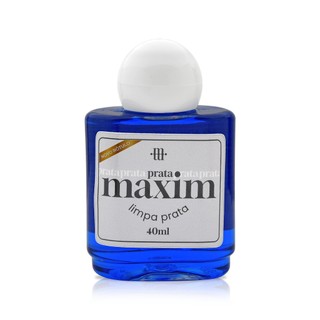 Limpa Pratas Maxim Original 40ml - Liquido para limpar pratas limpa prata
