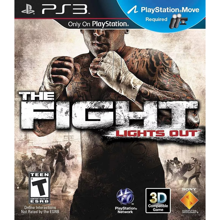 Jogo The Fight Lights Out - Usado - Ps3 - M.Fisica
