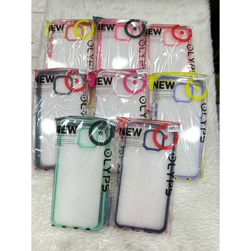 Capa Dupla Camada Com Borda Cor SAMSUNG J4 Plus, A02, A02S, A03, A03S, A03 CORE, A04, A04s, A04E