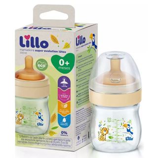 Mamadeira Lillo com bico de Latex  Super Evolution 150ml em Oferta na Shopee