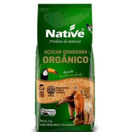 Açúcar Orgânico Demerara Native 1kg Açúcar Orgânico Demerara Native 1kg