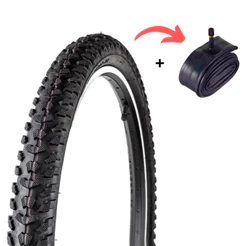 Pneu Bicicleta Levorin Excess Aro 26 X 1.95 Bike Mtb Cravo + Camara De Ar Kenda