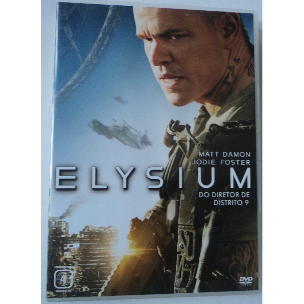 Dvd Elysium - Matt Damon - Wagner Moura Original