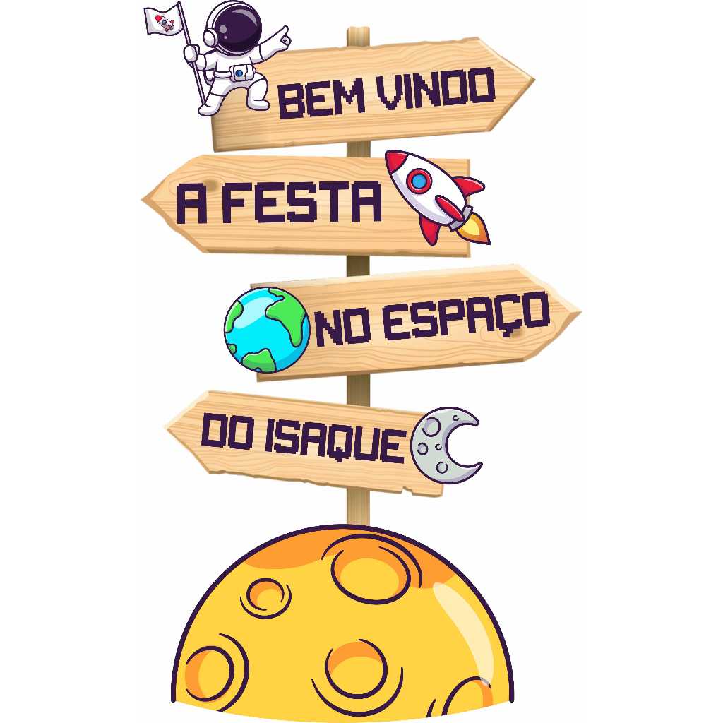 Display Astronauta placa setas em MDF em Oferta na Shopee
