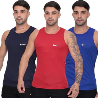 Kit 3 Camisas Regatas Masculinas De Qualidade Premium Treino E Academia Promoção