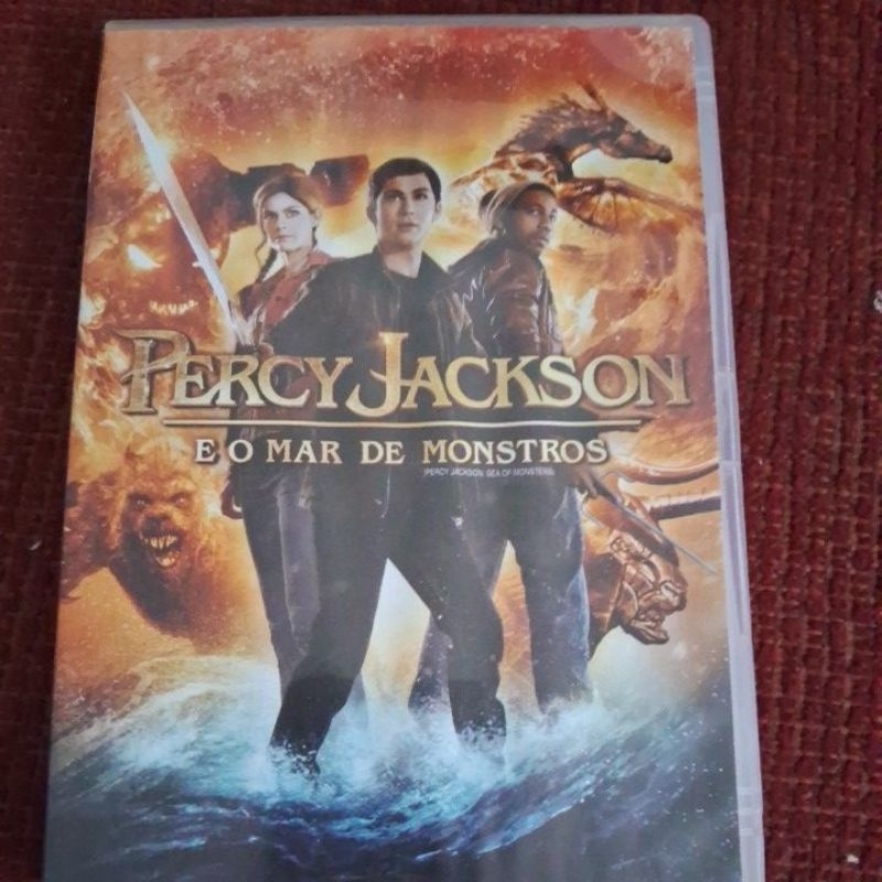 O DVD Percy Jackson e o Mar de Monstros
