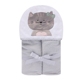 Toalha De Banho Felpuda Forrada C/Capuz Bordado  Papi Friends 90Cm X 70Cm Contem 01 Un em Oferta na Shopee