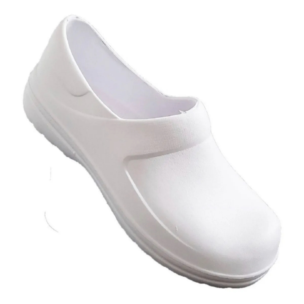 Kit 2 Pares de Sapatos Profissional Uniforme Hospital, Açougue, Manicure