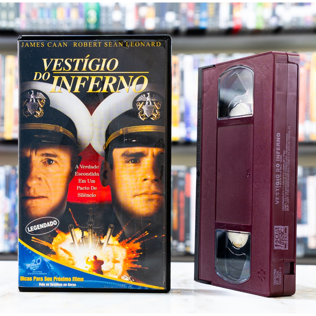 VHS Vestígio Do Inferno - LEGENDADO - James Caan Robert Sean Leonard - Original - Fita de Vídeo Filme