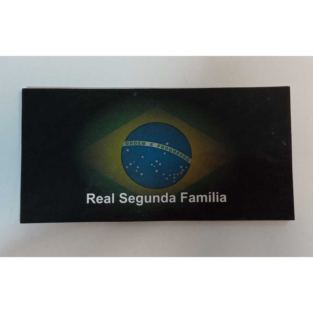 Cartela para moedas da segunda família do real - organizer