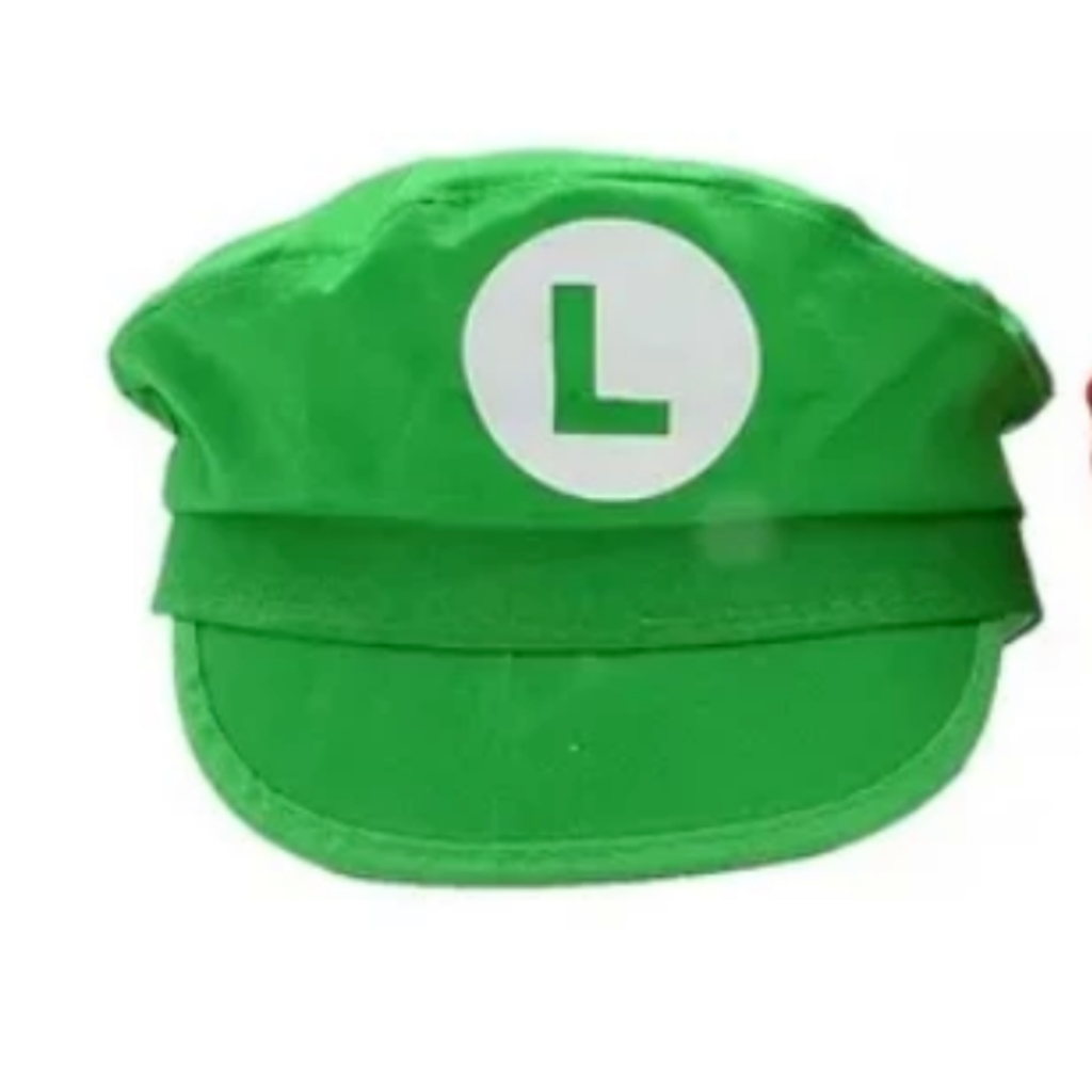 35 Quepes Super Mario Bros Boina, Chapéu fantasia, Mario e Luigui ADULTO e INFANTIL