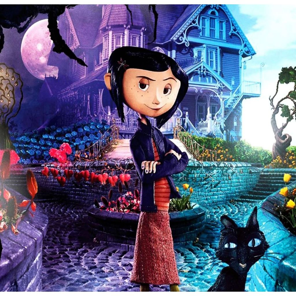 Painel festa decorativo aniversario Caroline Coraline em Oferta na Shopee