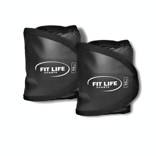 Kit Par de Caneleira Tornozeleira de Peso 1kg 2kg 3kg Fit Life