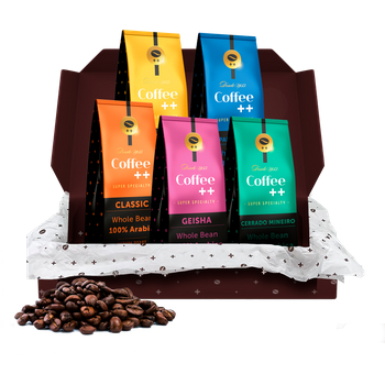 Kit 5 Pacotes Café Especial em Grãos Coffee Mais 100% Arábica Torra Média 5 x 25