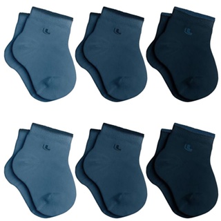 Kit 06 Meia Cano Médio Lupo Punho Soft Baby 02165-089 em Oferta na Shopee