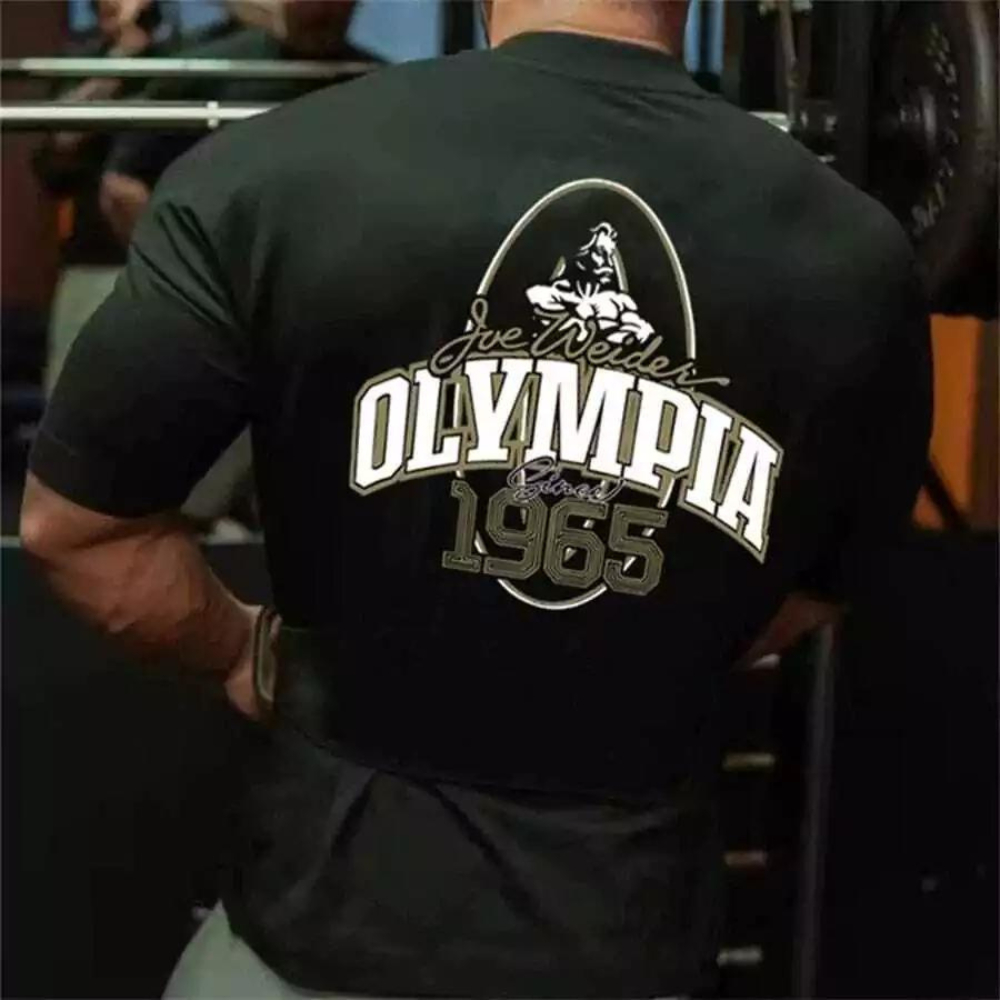 Camiseta Oversized Olympia Estampado Moda Academia Camisa Algodão Confortável