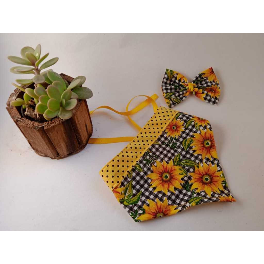 kit Bandana e laço Luxo para Pet- Lencinho Pets e Gato Pet Shop Banho Tosa shitzu yorqke poold