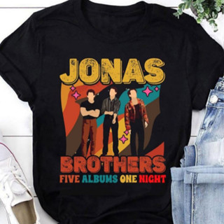 Camiseta Unissex Algodão Jonas Brothers One Night