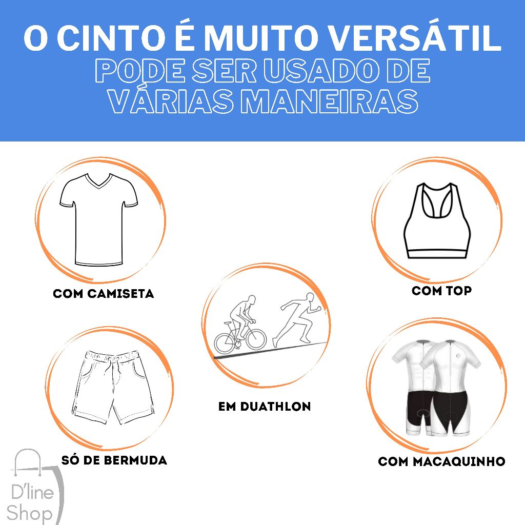 CINTO PORTA NUMERAL PARA CORRIDA