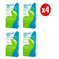 Kit 4 Mellis Vet 0,2mg 10 Comprimidos para Gatos Avert