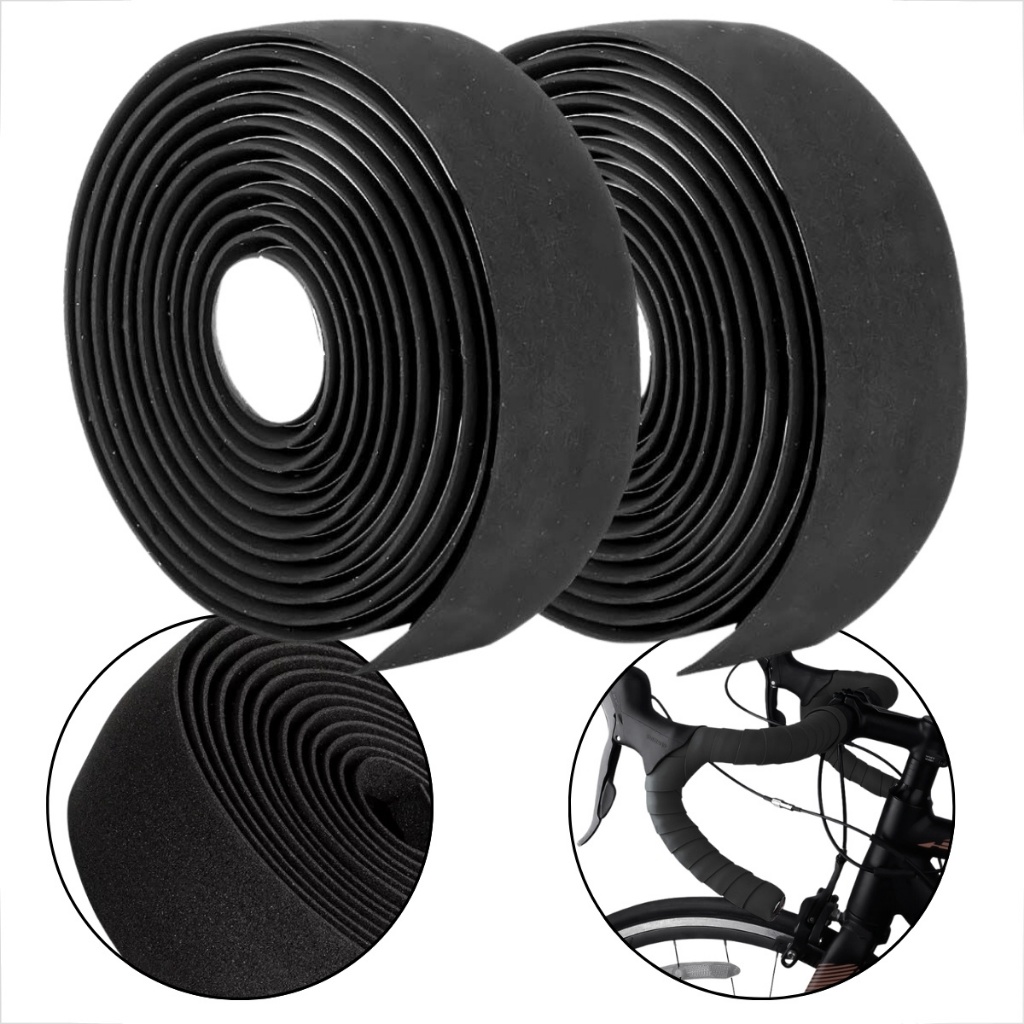 Fita Para Guidão Speed Preta Elleven Bike Ciclismo