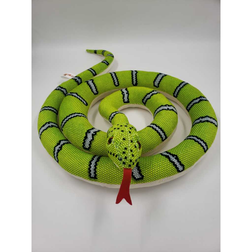 PELÚCIA- COBRA PITON VERDE (2 METROS)