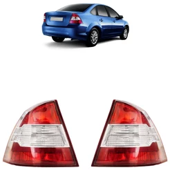 Lanterna Traseira Focus Sedan 2009 2010 2011 2012 2013 Bicolor Modelo Esportivo Lente Acrilico