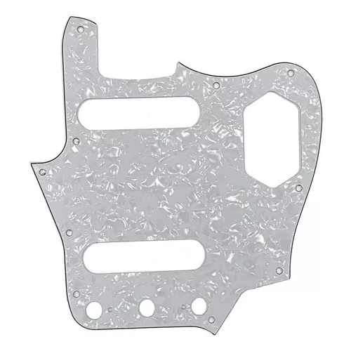 Escudo Para Guitarra Jaguar Branco Perolado 4 ply