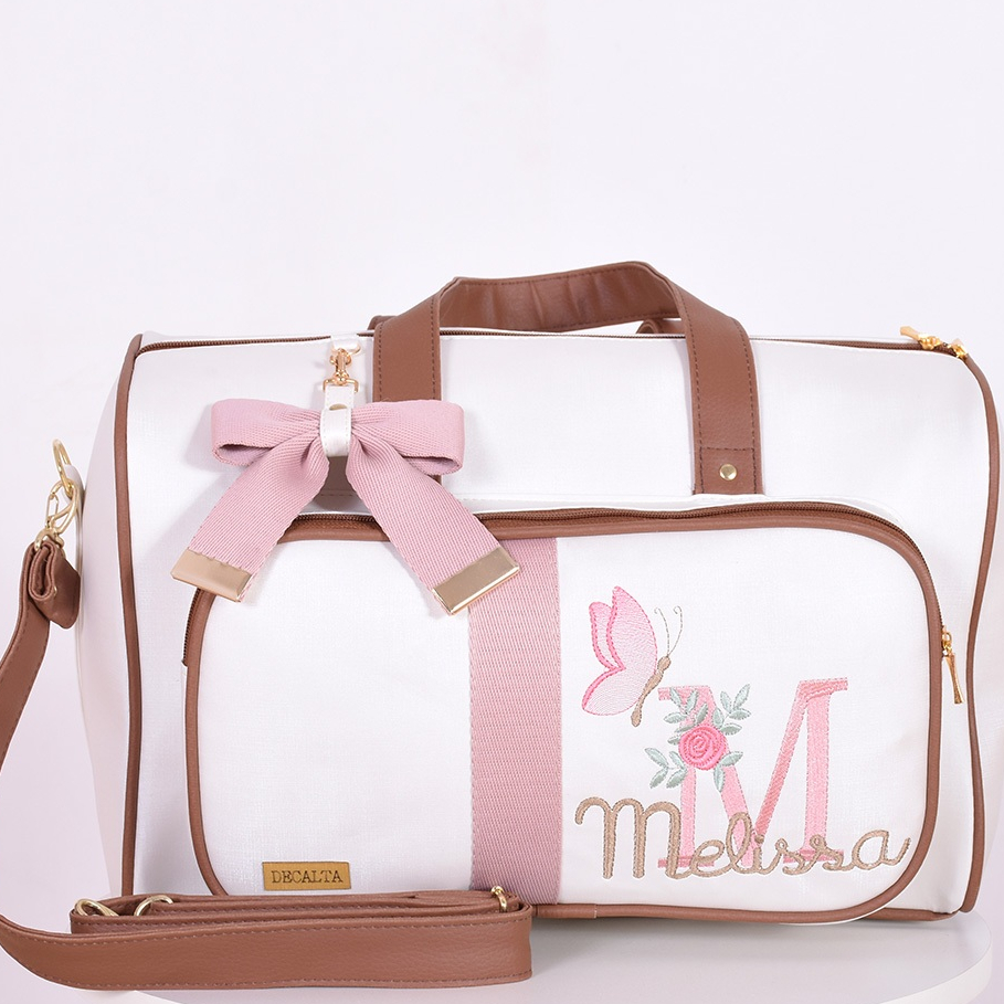 Bag de Mão Maternidade Menina Personalizada Melissa - 01 Peça