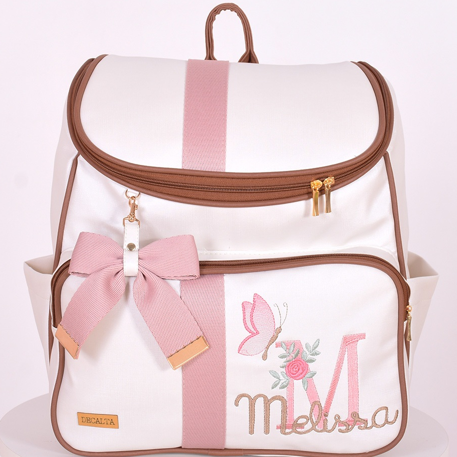 Mochila Maternidade Menina Personalizada Melissa - 01 Peça