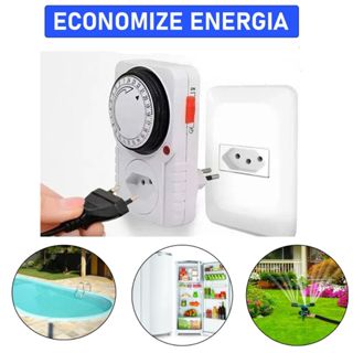 Temporizador Analógico Timer Programável Bivolt Tomada Inteligente