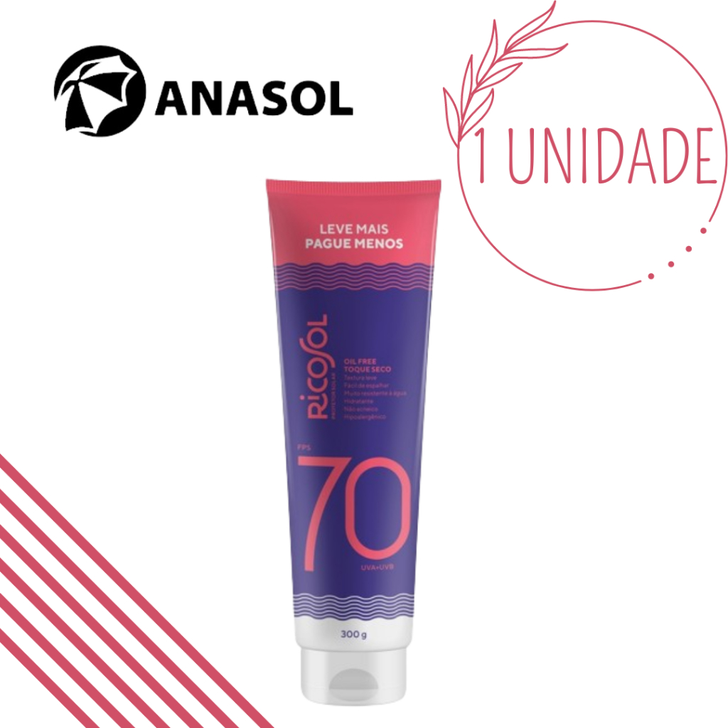 Ricosol Protetor Corporal Loção Fps 70 300 gr LEVE MAIS PAGUE MENOS  1 un em Oferta na Shopee