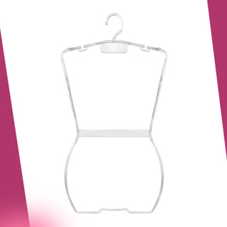 Cabide silhueta acrílico transparente adulto feminino em Oferta na Shopee