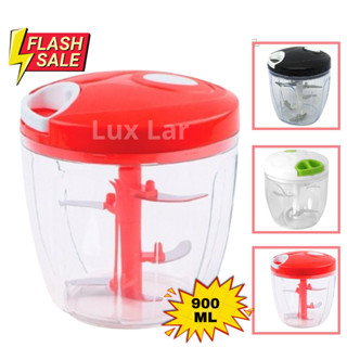 Processador de Alimentos Manual Grande 5 lâminas Triturador de Alho 900ml
