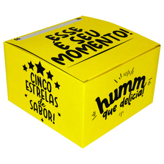 Caixa Box Embalagem Para Hambúrguer P Delivery 100 unidades em Oferta na Shopee