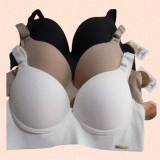 Kit Com 3 Sutiã Básico Reforçado Com Bojo Do P Ao Gg Soltien Alça Reforçada Efeito Silicone Levanta Peito Confortável Simples Não Marca Super Sustentação Aro Moderno Prático Elegante Regulável Feminino