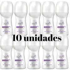 Kit 10 Desodorante Roll On Antitranspirante Clareador On Duty Avon 50ml