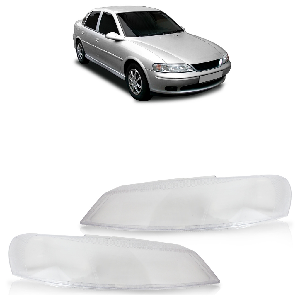 Lente Farol Principal Vectra 2000 2001 2002 2003 2004 2005 Transparente Lente Lisa Acrilico - Spare Parts and Accessories for Vehicles