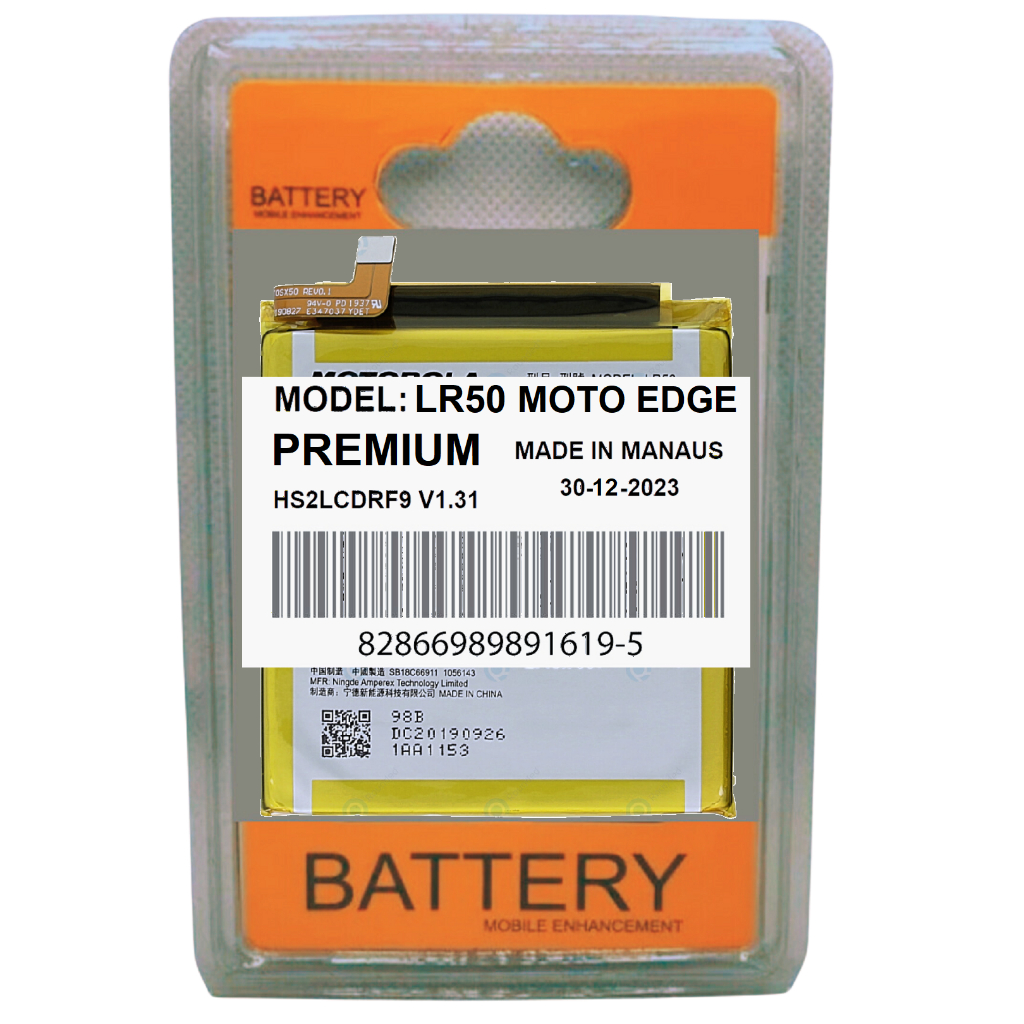 Battria LR50 de Alta Capacidade Compatível Moto Edge XT2063 + Garantia Longa Duração!