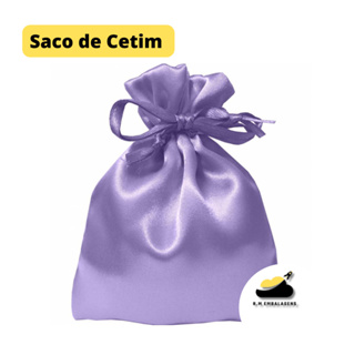 3 Sacos de Cetim para Presente 8x12 / 13x18 / 15x25 / 20x30 / 40x60 em Oferta na Shopee