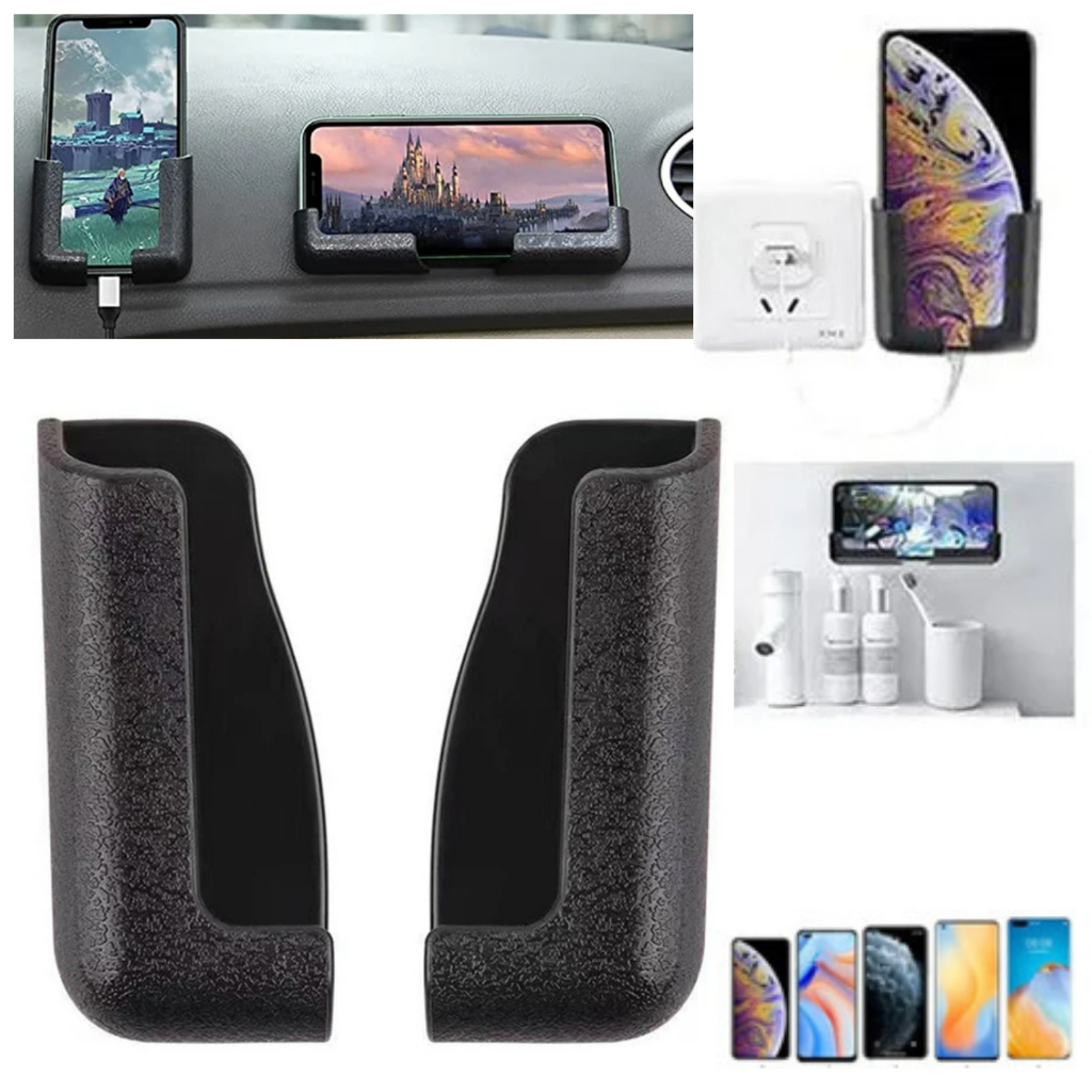 Suporte Para Celular Ajustável Apoio Móvel e Tablet Suportes Universal Multifuncional Celulares do Carro Casa Escritório Adaptável ajustavel Telefone Ganchos de Parede Suportes Universal Veicular