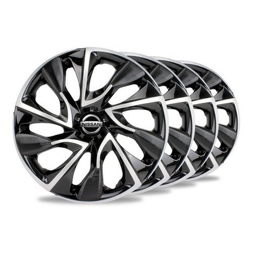 Jogo Kit 4 Calota Ds4 Aro 15 Nissan Versa March Sentra