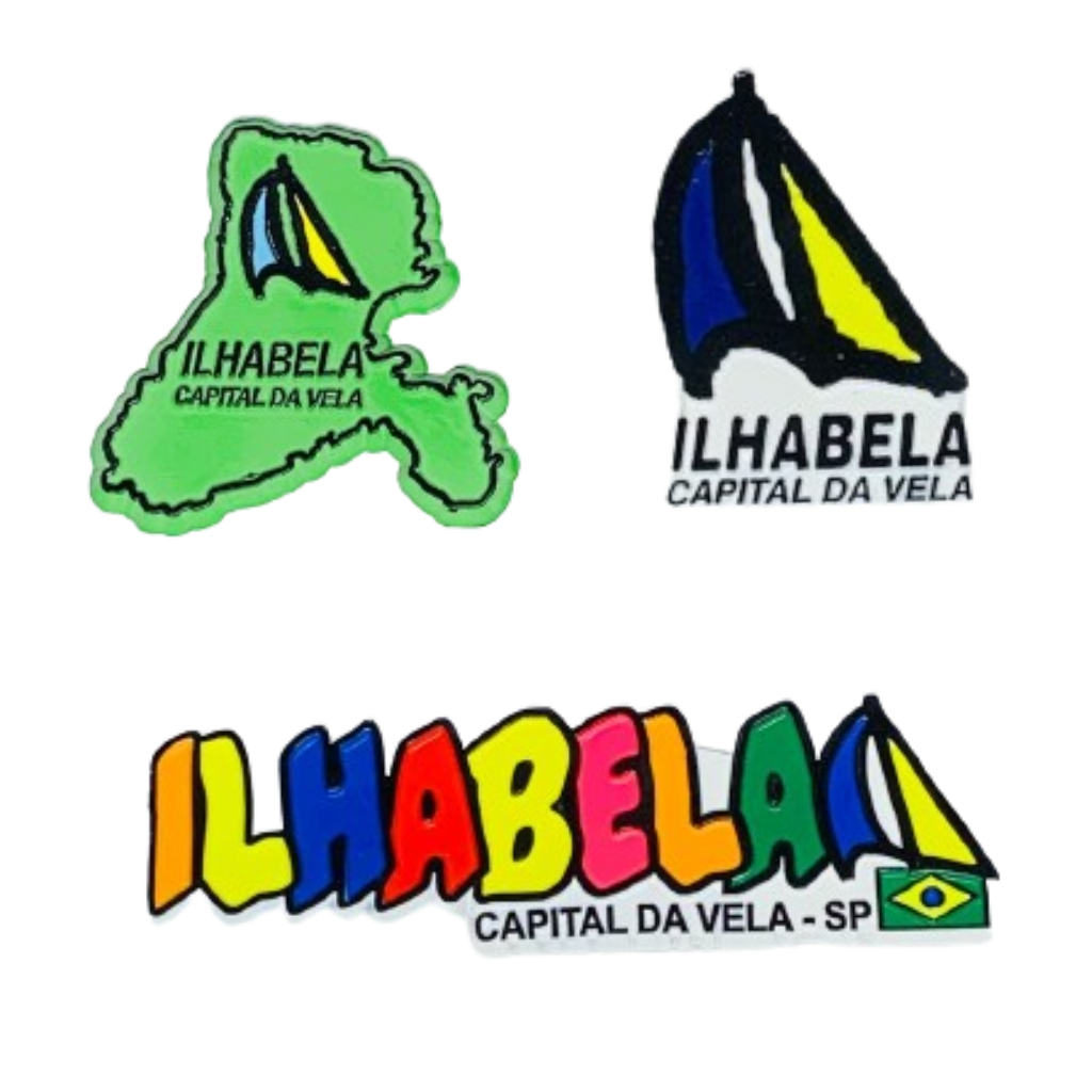 Ímãs de Geladeira Emborrachado Ilha Bela em Oferta na Shopee