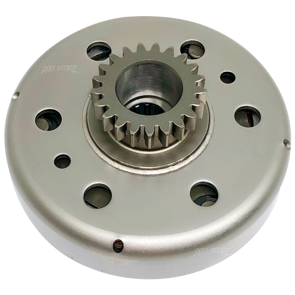 Embreagem centrífuga Primária Crypton 115 2012 a 2016 tambor 21 dentes completa com peso e rotor de tração. — imagem 2 de 2