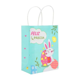 Sacola Kraft Páscoa N.01 ( 18x10x22 - 20unid ) Direto da Fábrica Código ( N1 - P2 ) em Oferta na Shopee