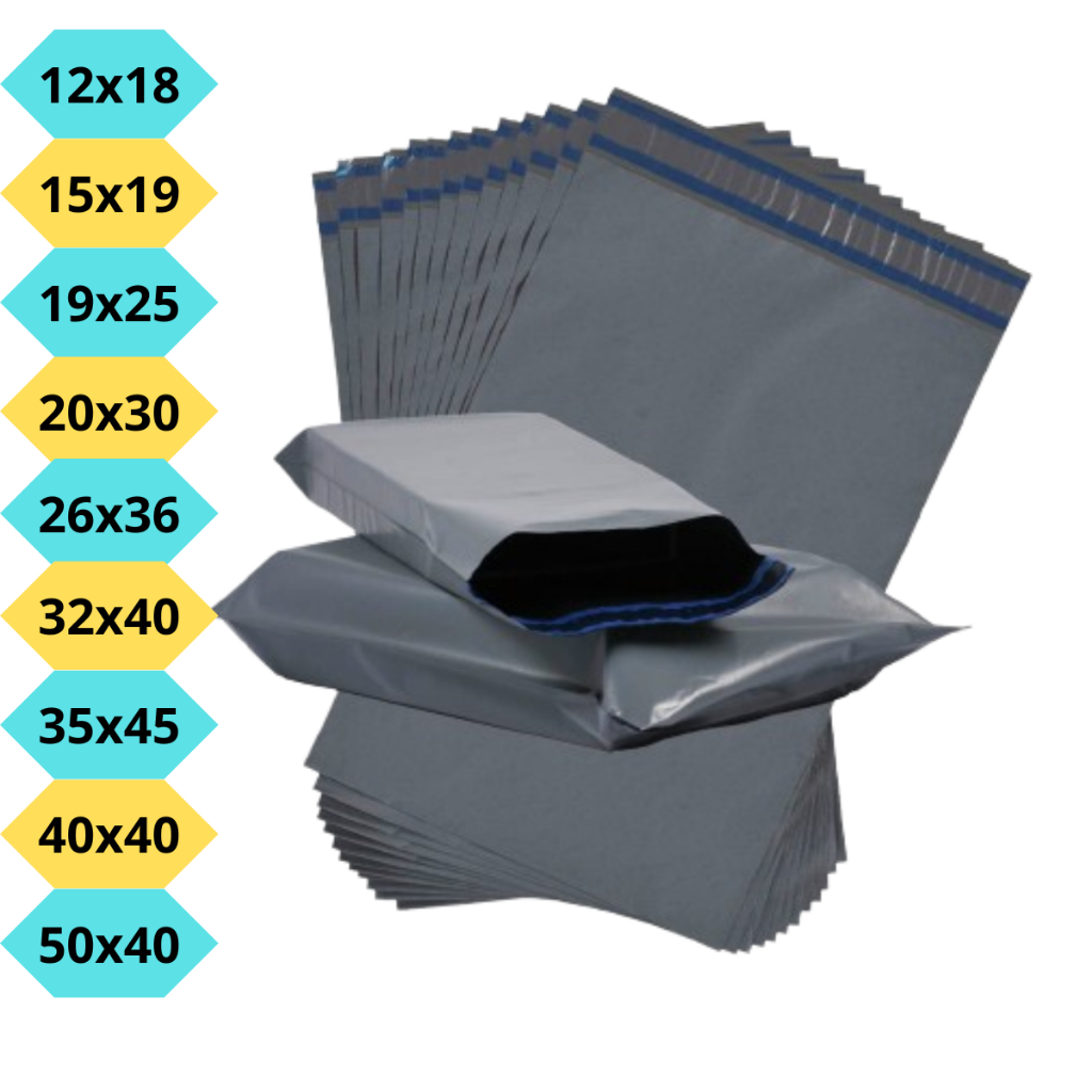 100 Envelope de Segurança Saco Plástico Envio E-commcerce Promoção em Oferta na Shopee