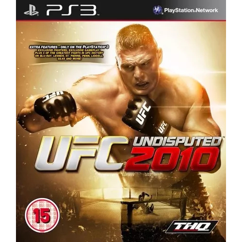 Jogo UFC Undisputed - 2010  - Usado - Ps3 - Midia Fisica