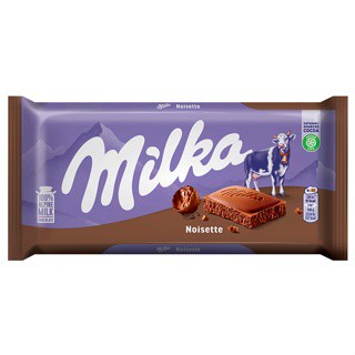 Barra Chocolate Milka Noisette Importado 100g